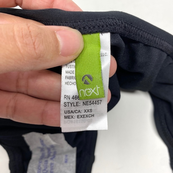 next by Athena Low Rise Bikini BOTTOM ONLY in Black Size XXS - Picture 5 of 6